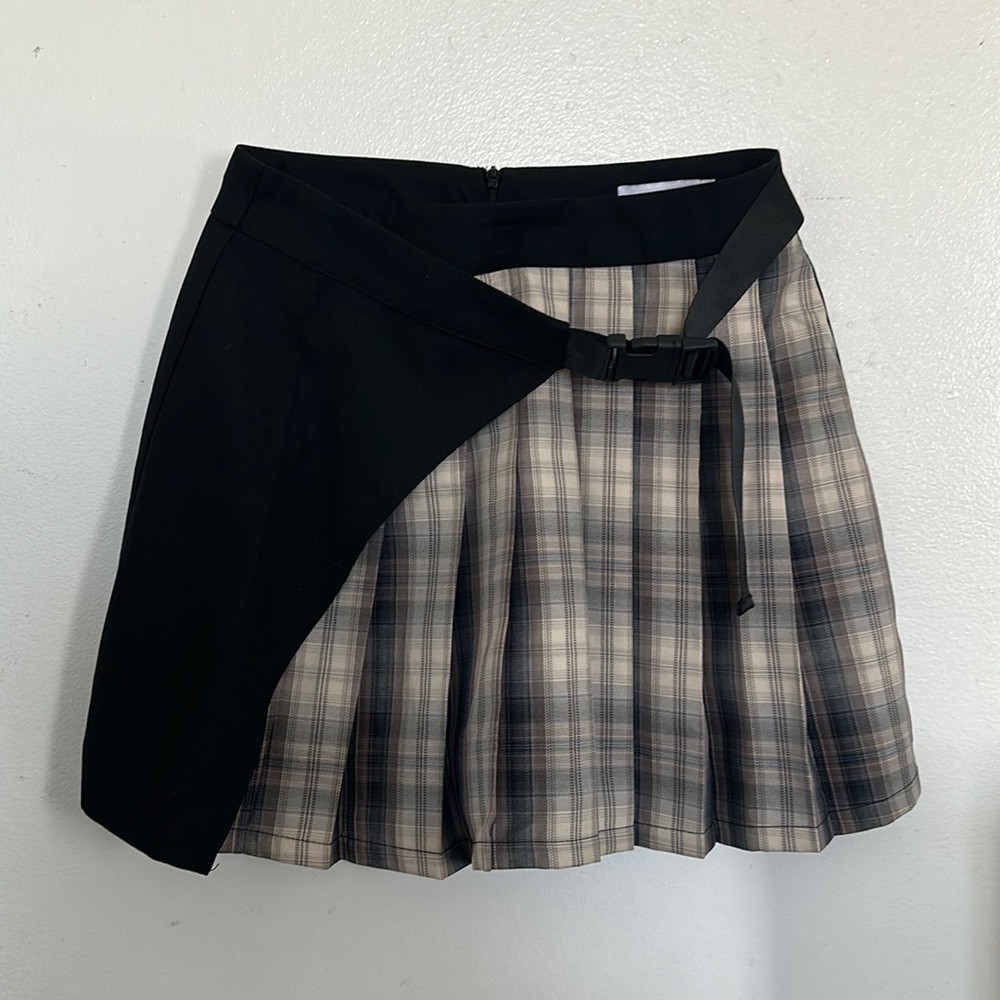 Cyberpunk Plaid Skirt